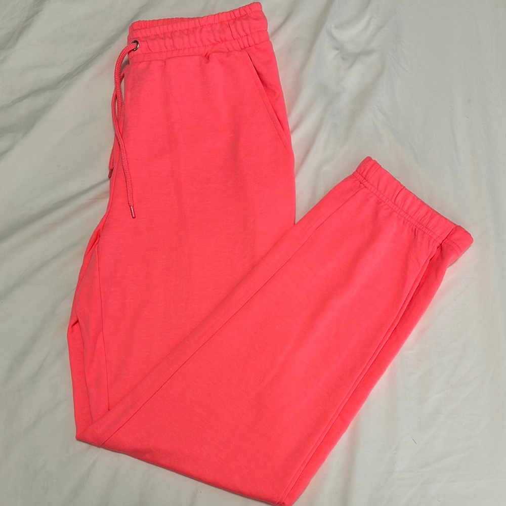 NWOT Pink Jogger Pants club exx size large